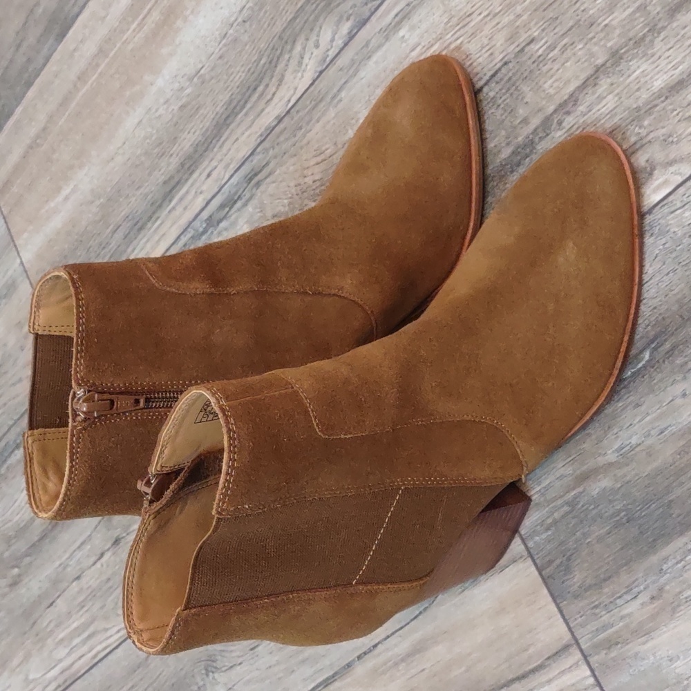 Soludos Zippered Heeled Emma Booties Size 8